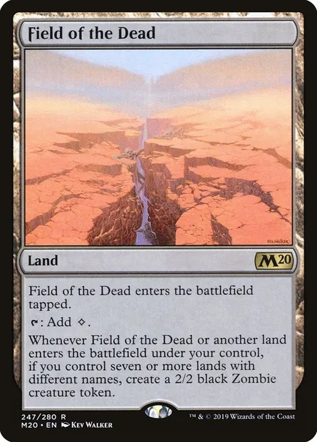 Field of the Dead, Magic card M20 247 — Core Set 2020 set