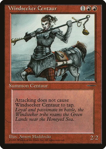 Windseeker Centaur, Magic card PHPR 3 — HarperPrism Book Promos set