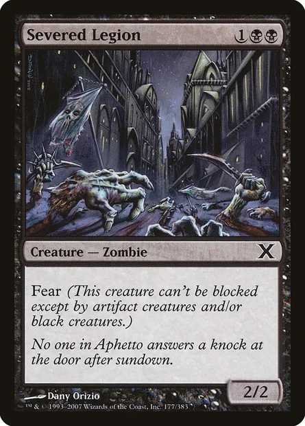 Severed Legion, Magic card 10E 177 — Tenth Edition set