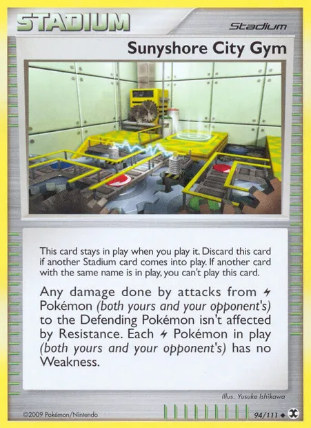 Sunyshore City Gym, Pokémon card RR 94 — Rising Rivals set