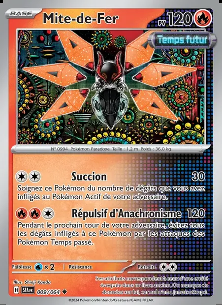Mite-de-Fer, carte Pokémon SFA 009 — extension Fable Nébuleuse