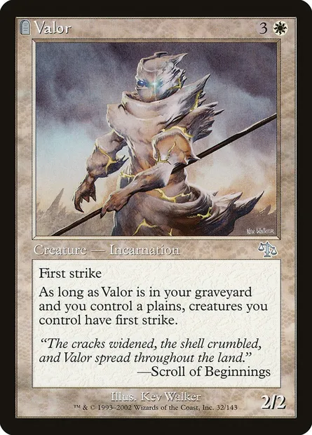 Valor, Magic card JUD 32 — Judgment set