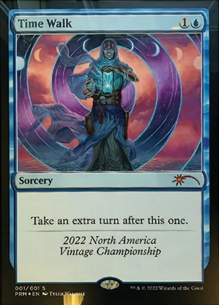 Time Walk, carte Magic OVNT 2022B — extension Vintage Championship