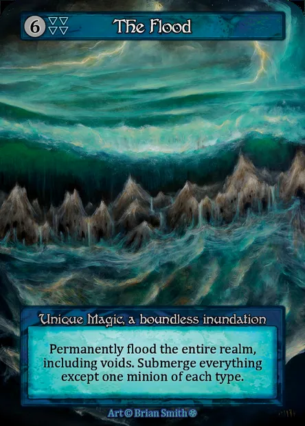 The Flood, Sorcery card GOT 287 — Gothic set
