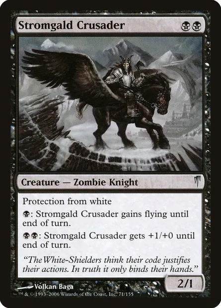 Stromgald Crusader, Magic card CSP 71 — Coldsnap set
