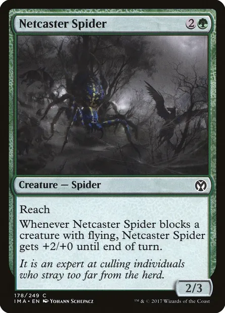Netcaster Spider, Magic card IMA 178 — Iconic Masters set