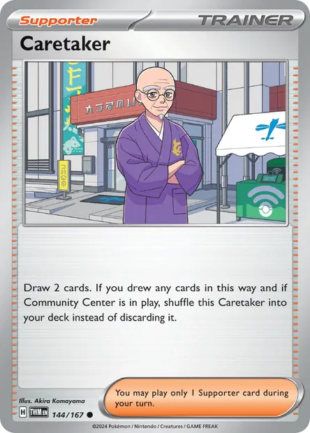 Caretaker, Pokémon card TWM 144 — Twilight Masquerade set