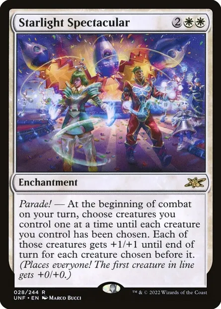 Starlight Spectacular, carte Magic UNF 28 — extension Unfinity