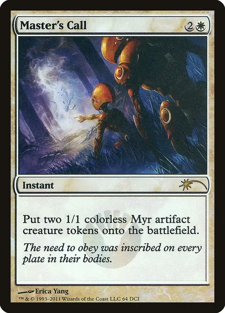 Master's Call, Magic card DCI 64 — DCI Promos set