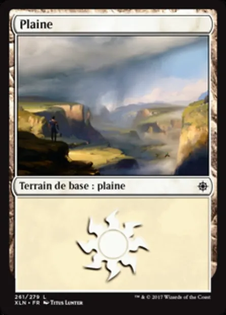 Plaine, carte Magic XLN 261 — extension Ixalan