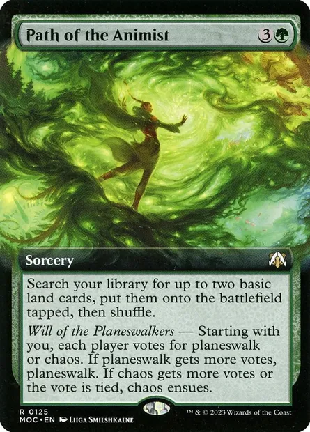 Path of the Animist, Magic card MOC 125 — March of the Machine Commander set