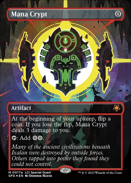 Crypte de mana, carte Magic SPG 17a — extension Special Guests