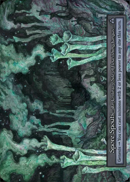 Spore Spouts, carte Sorcery GOT 429 — extension Gothic
