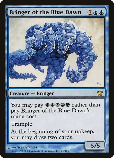 Bringer of the Blue Dawn, Magic card 5DN 26 — Fifth Dawn set