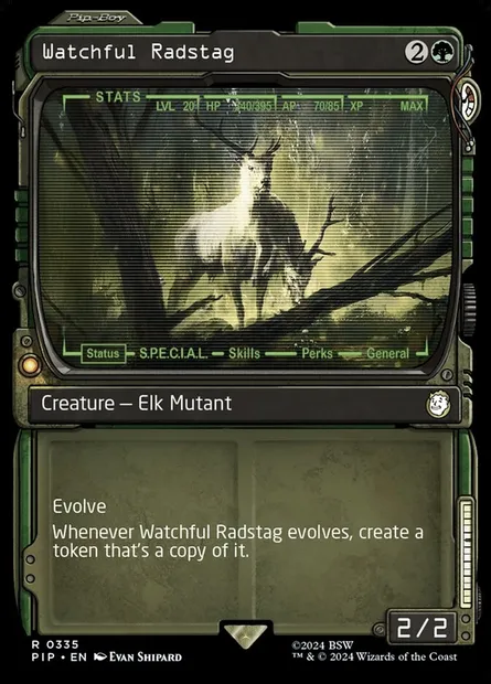 Radcerf vigilant, carte Magic PIP 335 — extension Fallout