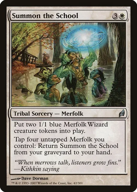 Summon the School, Magic card LRW 42 — Lorwyn set