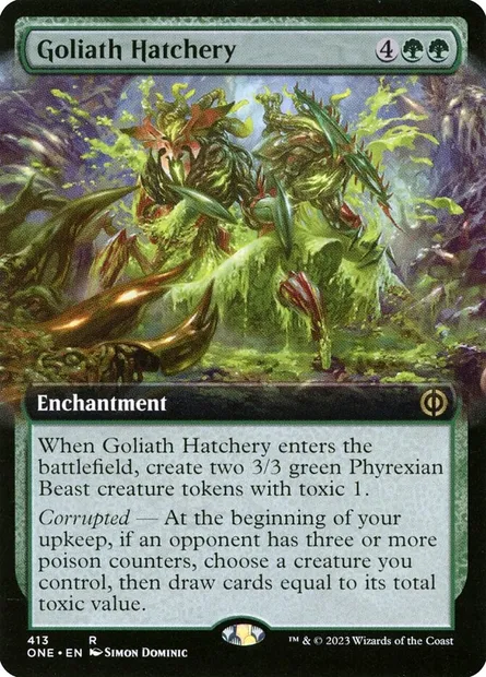 Goliath Hatchery, Magic card ONE 413 — Phyrexia: All Will Be One set