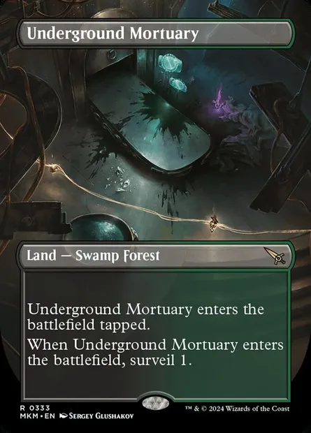 Underground Mortuary, Magic card MKM 333 — Murders at Karlov Manor set