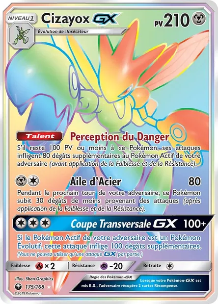 Cizayox GX, carte Pokémon CES 175 — extension Tempête Céleste