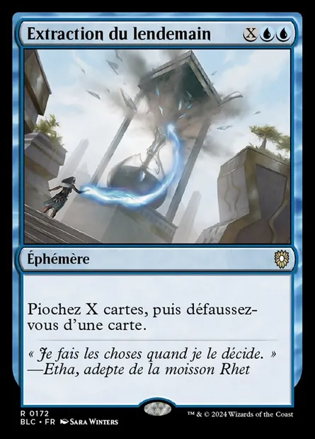 Extraction du lendemain, carte Magic BLC 172 — extension Bloomburrow Commander