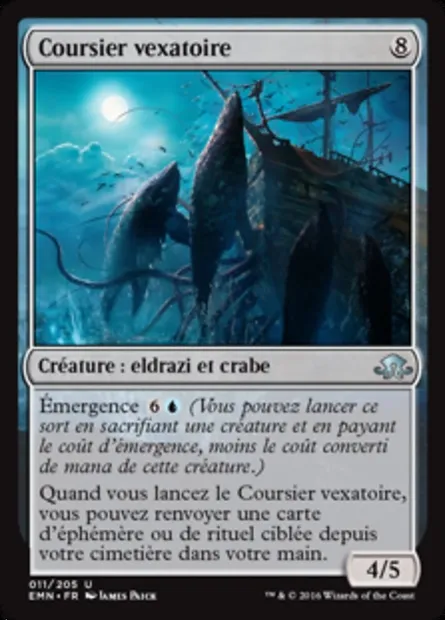 Coursier vexatoire, carte Magic EMN 11 — extension La lune hermétique