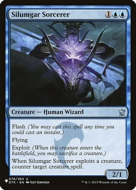 Silumgar Sorcerer, Magic card PLST DTK-76 — The List set