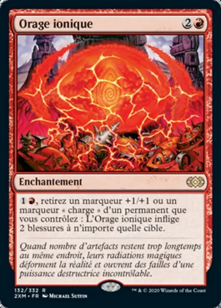 Orage ionique, carte Magic 2XM 132 — extension Double Masters