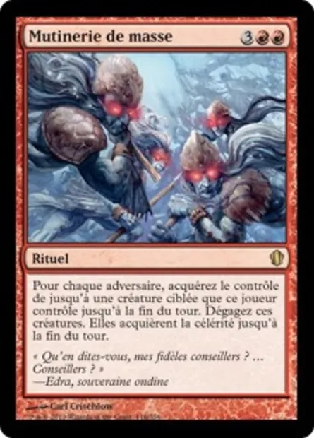 Mutinerie de masse, carte Magic C13 116 — extension Commander 2013