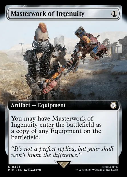 Masterwork of Ingenuity, Magic card PIP 483 — Fallout set