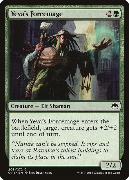 Yeva's Forcemage, Magic card ORI 208 — Magic Origins set