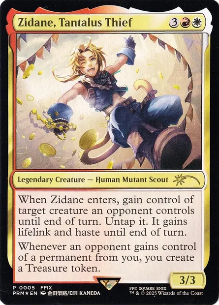 Zidane, Tantalus Thief, Magic card PMEI 2025-26 — Media and Collaboration Promos set