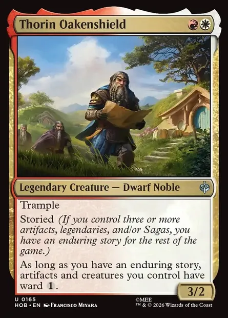 Thorin Oakenshield, Magic card HOB 165 — The Hobbit set