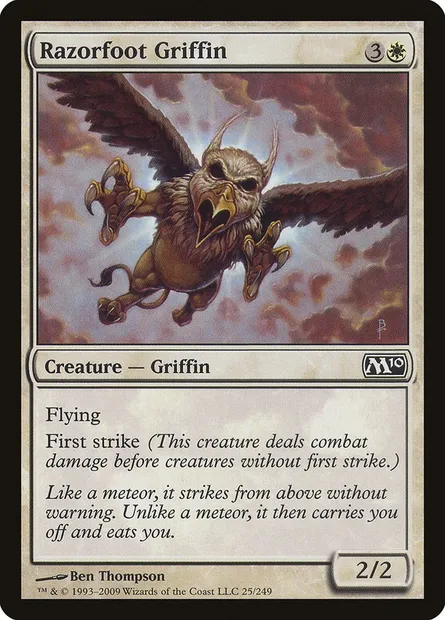 Razorfoot Griffin, Magic card M10 25 — Magic 2010 set
