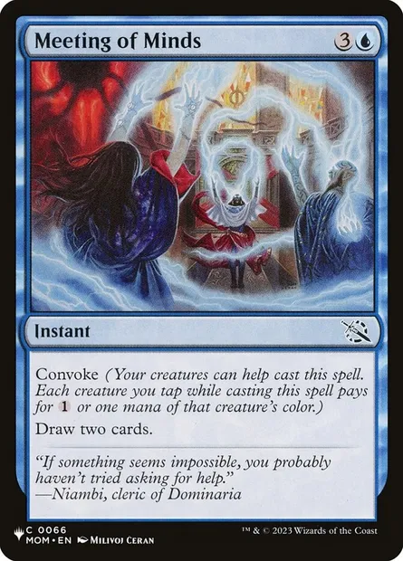 Les grands esprits se rencontrent, carte Magic PLST MOM-66 — extension The List
