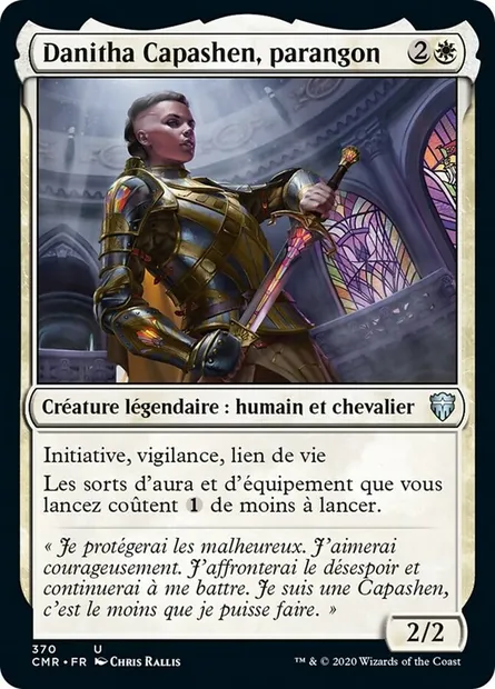Danitha Capashen, parangon, carte Magic CMR 370 — extension Commander Legends