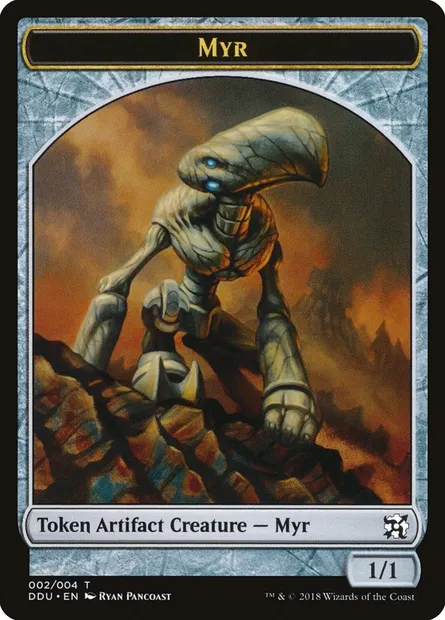 Myr, carte Magic TDDU 2 — extension Duel Decks: Elves vs. Inventors Tokens