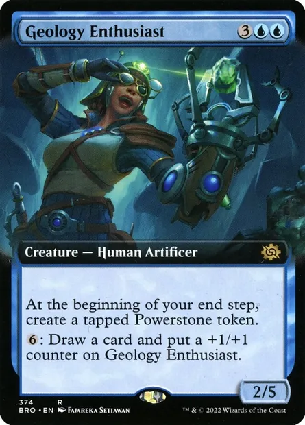 Geology Enthusiast, Magic card BRO 374 — The Brothers' War set