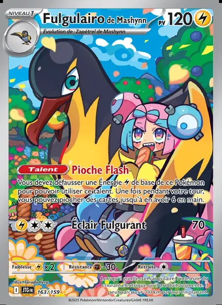Fulgulairo de Mashynn, carte Pokémon JTG 163 — extension Aventures Ensemble