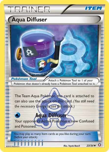 Aqua Diffuser, Pokémon card DCR 23 — Double Crisis set