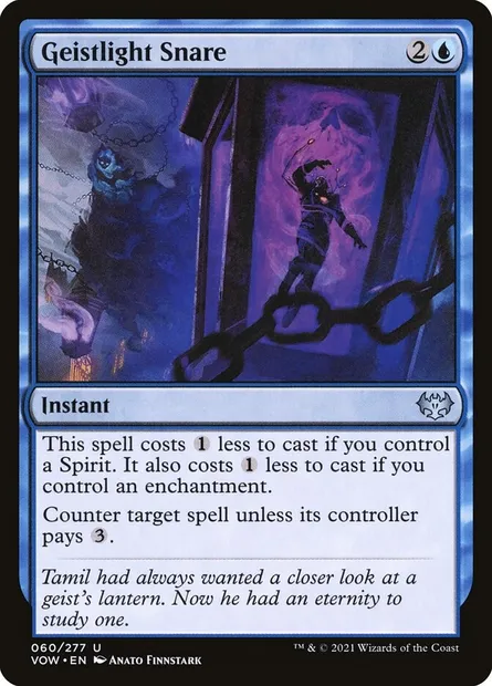 Geistlight Snare, Magic card VOW 60 — Innistrad: Crimson Vow set