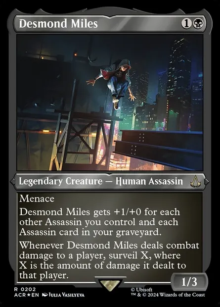 Desmond Miles, Magic card ACR 202 — Assassin's Creed set