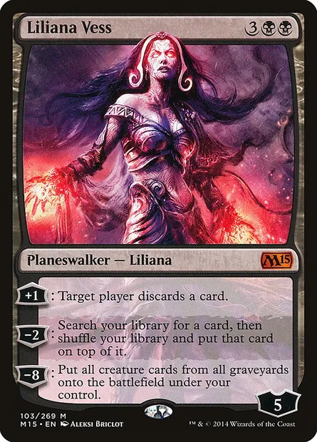 Liliana Vess, Magic card M15 103 — Magic 2015 set