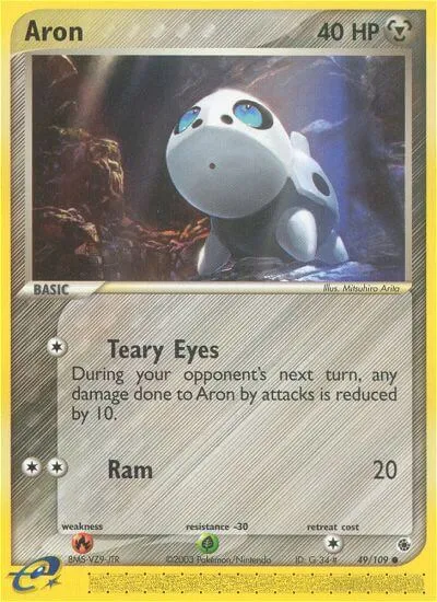Aron, Pokémon card RS 49 — Ruby & Sapphire set