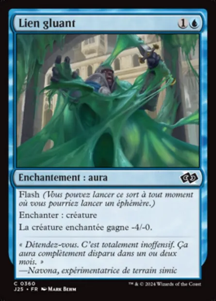 Lien gluant, carte Magic J25 360 — extension Foundations Jumpstart