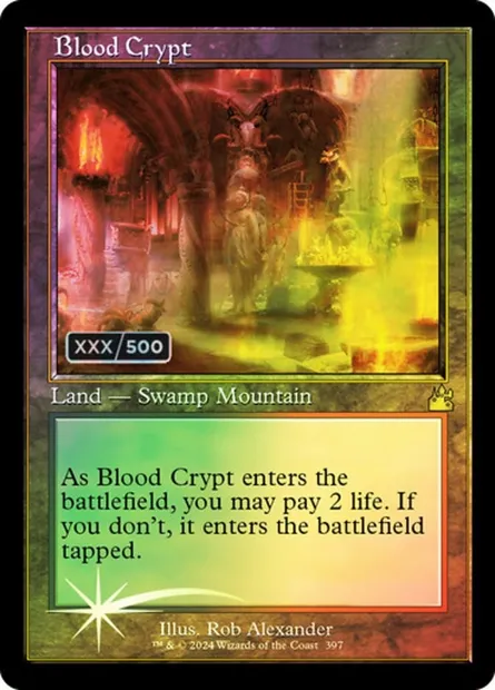 Crypte de sang, carte Magic RVR 397z — extension Ravnica Remastered