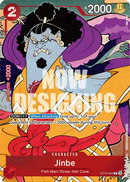 Jinbe, One Piece card ST10-005 — The Three Captains set