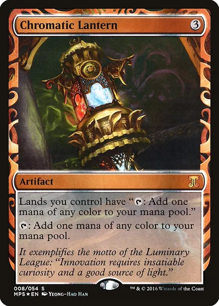 Chromatic Lantern, Magic card MPS 8 — Kaladesh Inventions set