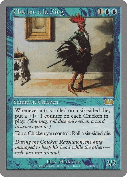 Chicken à la King, Magic card UGL 17 — Unglued set
