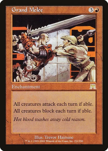 Grand Melee, Magic card ONS 211 — Onslaught set