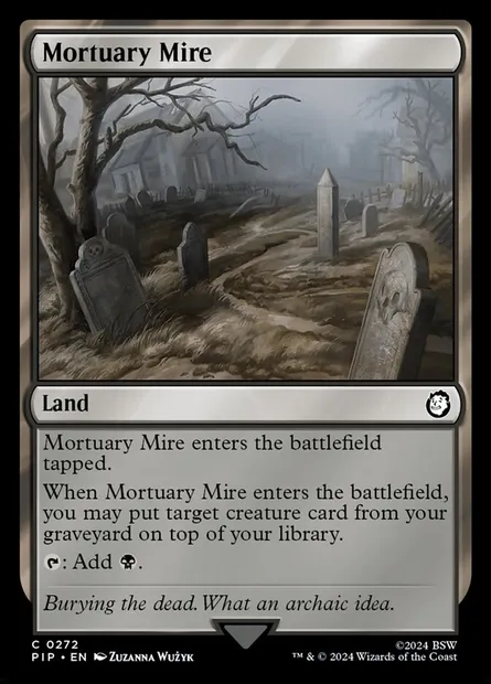 Mortuary Mire, Magic card PIP 272 — Fallout set